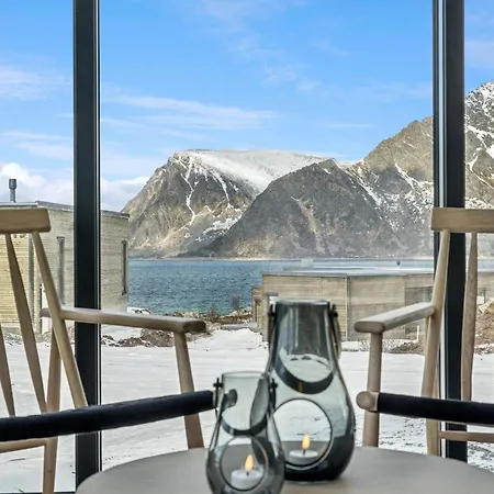 High End Cabin With Jacuzzi Lyngværet Exterior photo